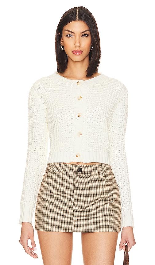 MORE TO COME Alfie Cardigan in Ivory by MORE TO COME