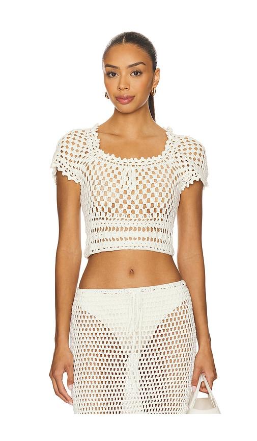 MORE TO COME Aulani Top in White by MORE TO COME