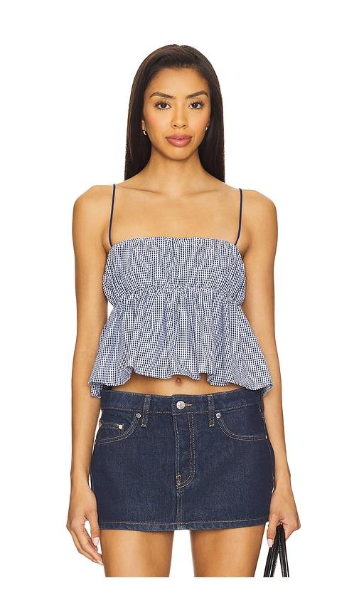 MORE TO COME Bailey Cami Top in Navy by MORE TO COME