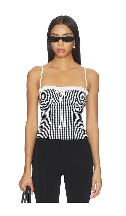 MORE TO COME Beckie Top in Black by MORE TO COME