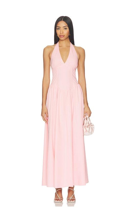 MORE TO COME Bexley Maxi Dress in Pink by MORE TO COME