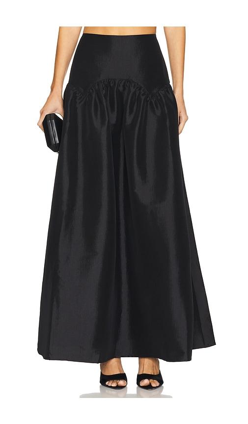 MORE TO COME Carson Skirt in Black by MORE TO COME