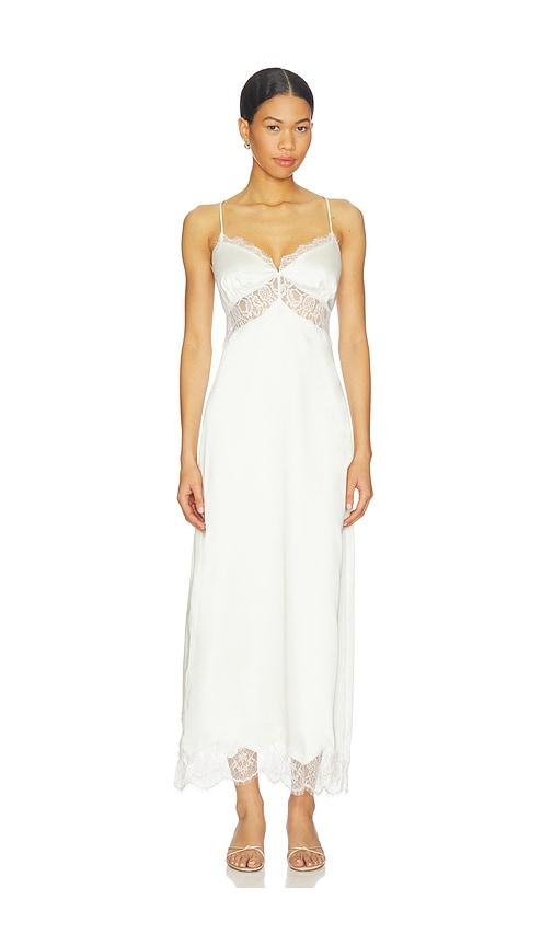 MORE TO COME Draya Maxi Dress in Ivory by MORE TO COME