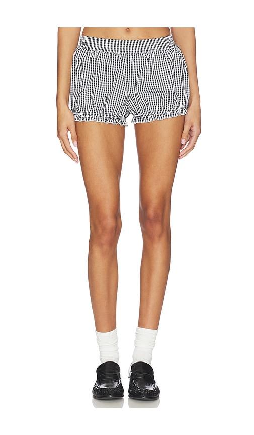 MORE TO COME Halley Bloomer Short in Black by MORE TO COME