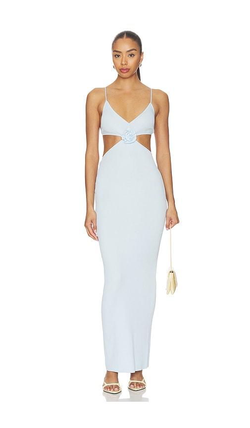 MORE TO COME Kacey Maxi Dress in Baby Blue by MORE TO COME