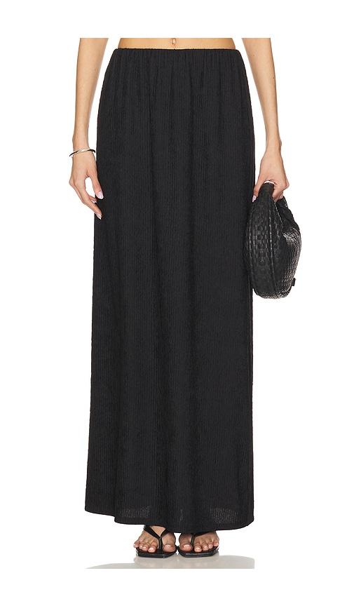 MORE TO COME Malina Skirt in Black by MORE TO COME