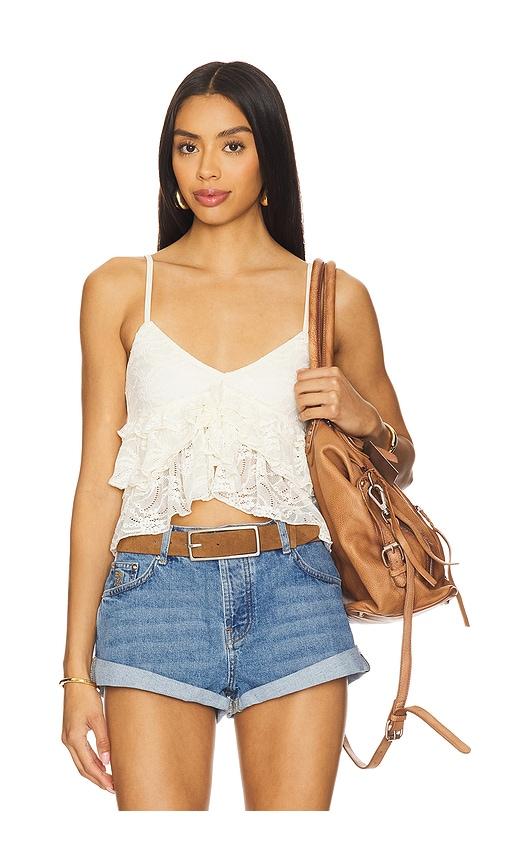 MORE TO COME Marisol Cami Top in Ivory by MORE TO COME