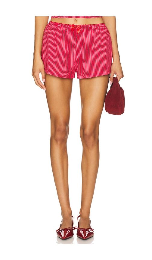 MORE TO COME Mazzie Short in Red by MORE TO COME