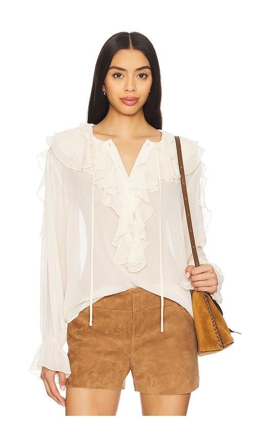 MORE TO COME Mesha Top in Cream by MORE TO COME