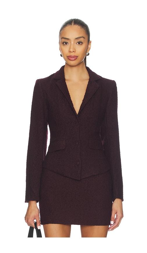 MORE TO COME Nalia Blazer in Purple by MORE TO COME