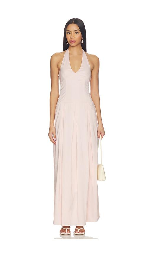 MORE TO COME Noemie Maxi Dress in Rose by MORE TO COME