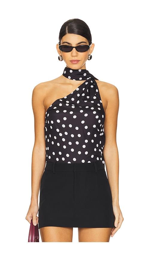 MORE TO COME Rialta Top in Black by MORE TO COME