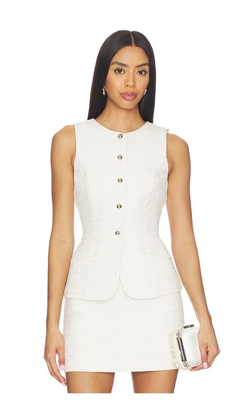 MORE TO COME Samira Top in Ivory by MORE TO COME