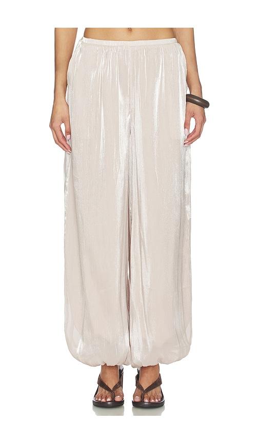 MORE TO COME Tilly Balloon Pant in Beige by MORE TO COME