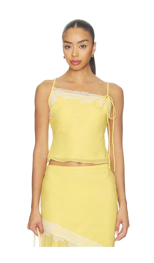 MORE TO COME Yara Top in Yellow by MORE TO COME