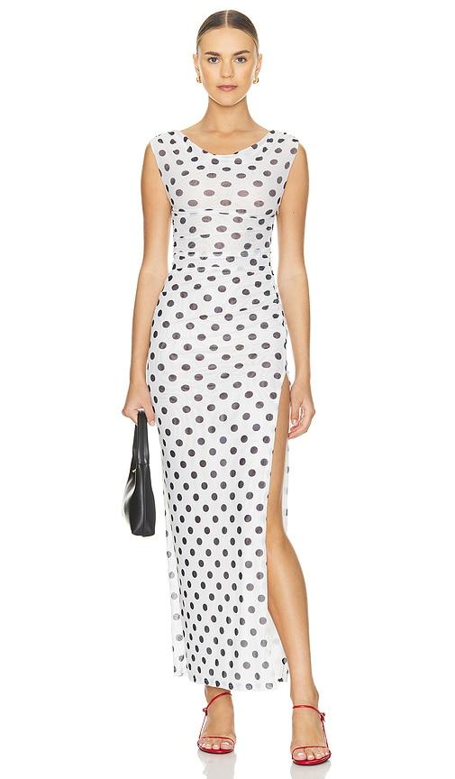 MORE TO COME x Bridget Cora Maxi Dress in White by MORE TO COME