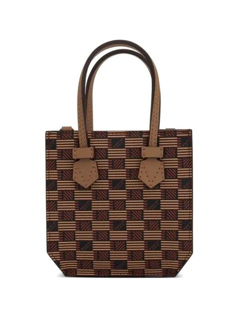 BB Bregancon monogram-motif leather tote bag by MOREAU