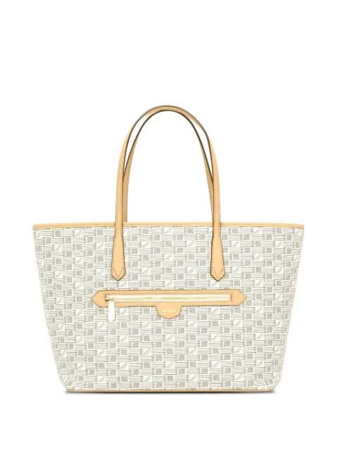 Monaco monogram-pattern tote bag by MOREAU