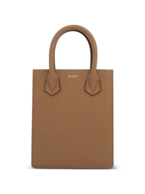 Suite XS leather tote bag by MOREAU