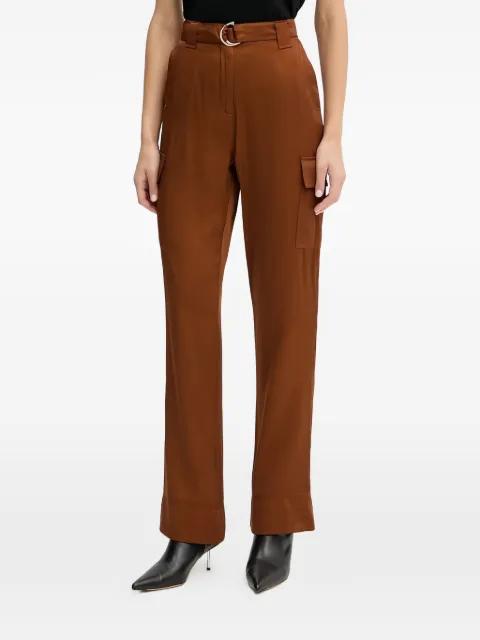 belted trousers by MORGAN