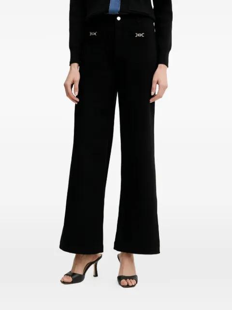 black flared jeans by MORGAN
