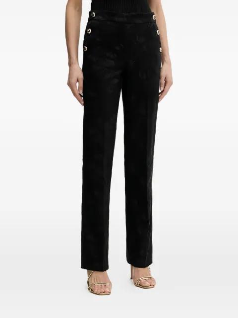 button-embellishment trousers by MORGAN