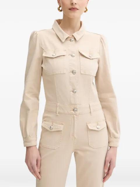 button pocket jumpsuit by MORGAN