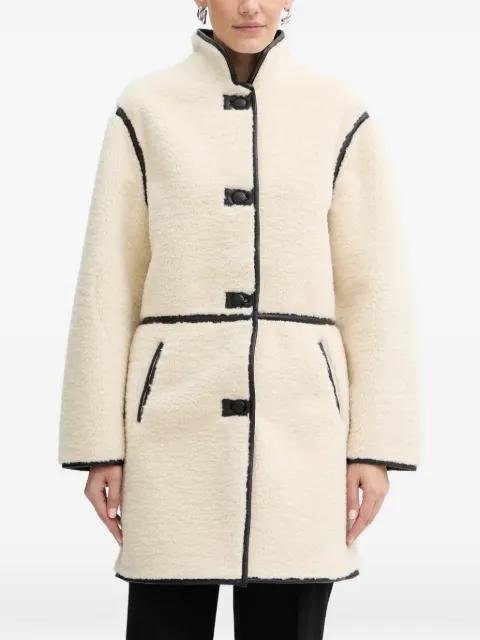 button trim coat by MORGAN