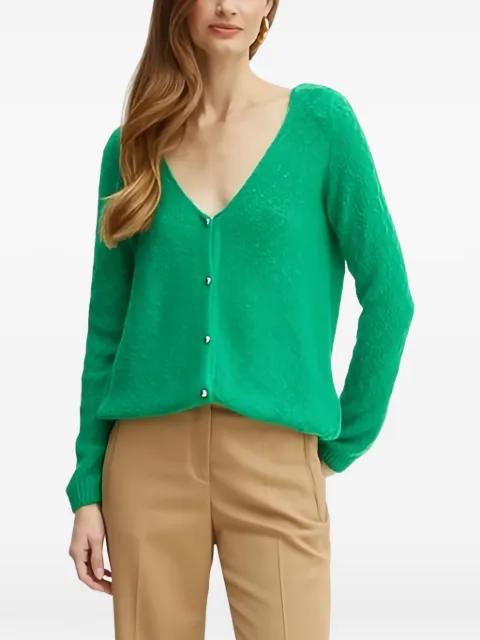 buttoned V-neck cardigan by MORGAN