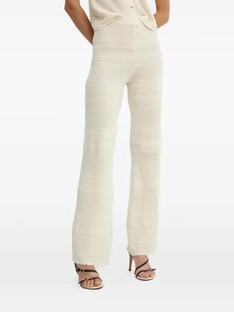 crochet trousers by MORGAN