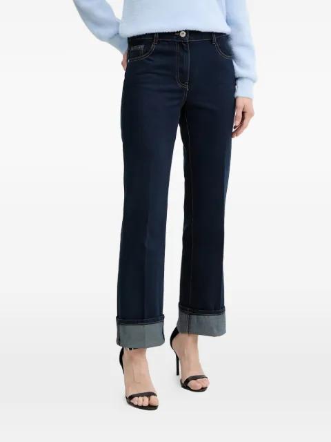 cuffed-hem jeans by MORGAN