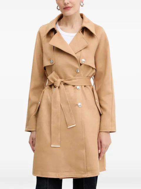 double-breasted belted coat by MORGAN