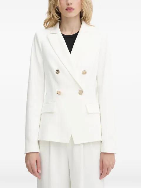 double-breasted button blazer by MORGAN