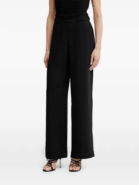 elasticated wide-leg trousers by MORGAN