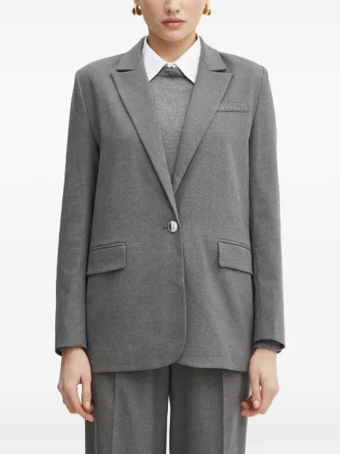 embellishment single-breasted blazer by MORGAN