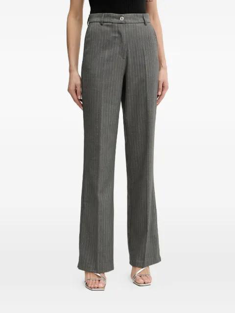 herringbone striped trousers by MORGAN