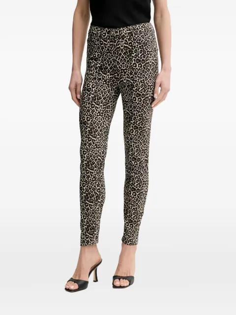 leopard-print jeans by MORGAN