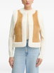 open-front panelled gilet by MORGAN