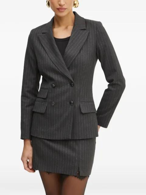 pinstripe double-breasted blazer by MORGAN