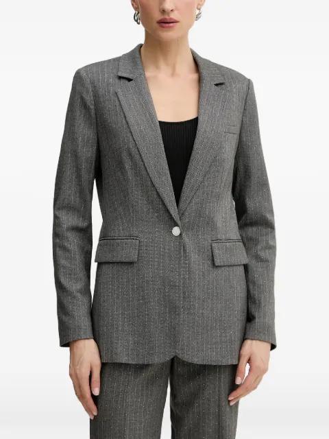 pinstripe single-breasted blazer by MORGAN