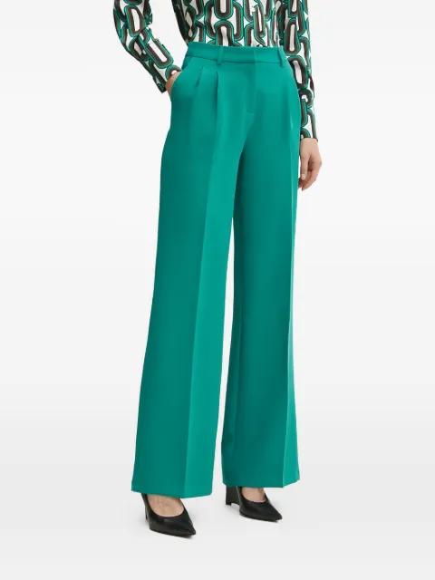 pleated palazzo pants by MORGAN