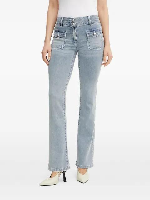 pocket flared jeans by MORGAN