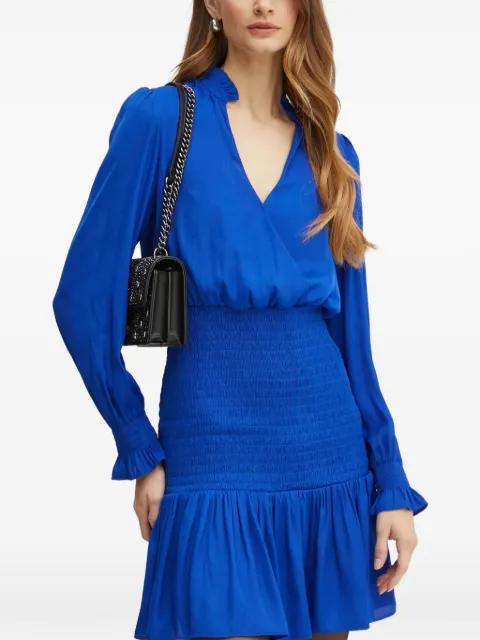 ruffled smocked dress by MORGAN