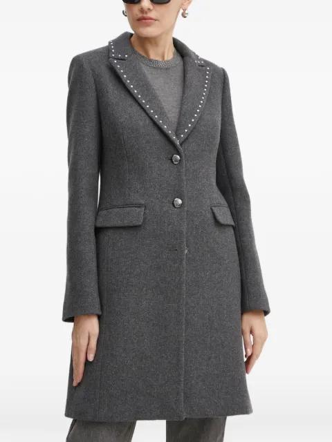 studded buttoned coat by MORGAN