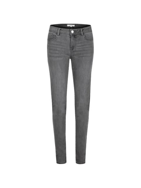 washed slim-cut shinny jeans by MORGAN