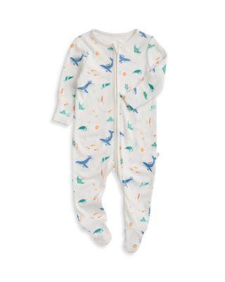 Boys' Whale Two Way Zip Up Sleepsuit Footie - Baby by MORI