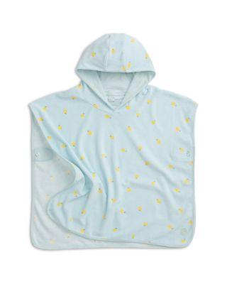 Unisex Lemon Print Bath Poncho - Baby by MORI