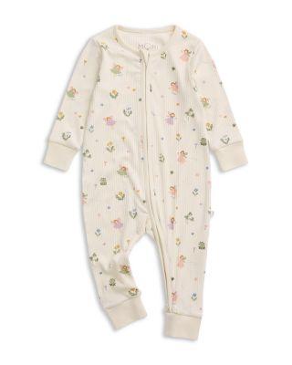 Unisex Ribbed Two Way Zip-Up Sleepsuit - Baby by MORI