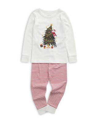 Unisex Santa Christmas Tree Placement Print Pajamas Set - Baby by MORI