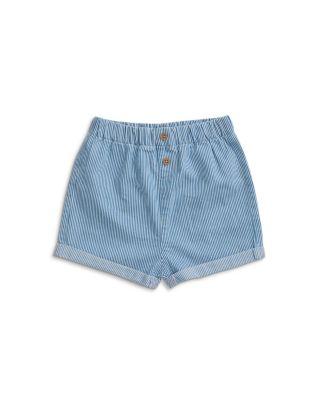 Unisex Striped Denim Shorts - Baby by MORI